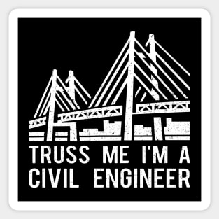 Civil Engineer Bridge Design Engineering Sticker